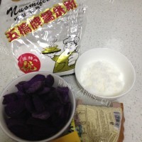 自制紫薯麻球做法图解1)