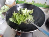 家常菜辣炒小白菜做法图解3)
