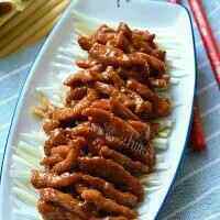 家常菜京酱肉丝做法图解7)