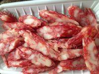 家常菜荷兰豆炒腊肠做法图解3)