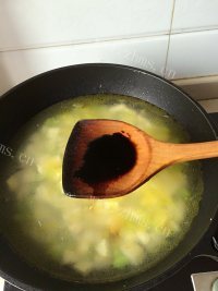 美味的疙瘩汤做法图解14)