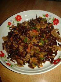 口感极佳的干豆角炒肉