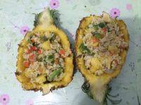 家常菜菠萝炒饭做法图解3)