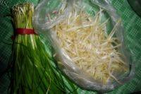 家常菜绿豆芽炒韭菜做法图解1)