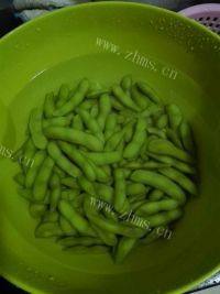 下酒菜盐水毛豆做法图解7)