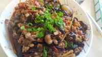 香飘十里的肉末茄子做法图解6)