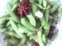 下酒菜麻辣毛豆