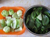 迷人的清炒油菜做法图解1)