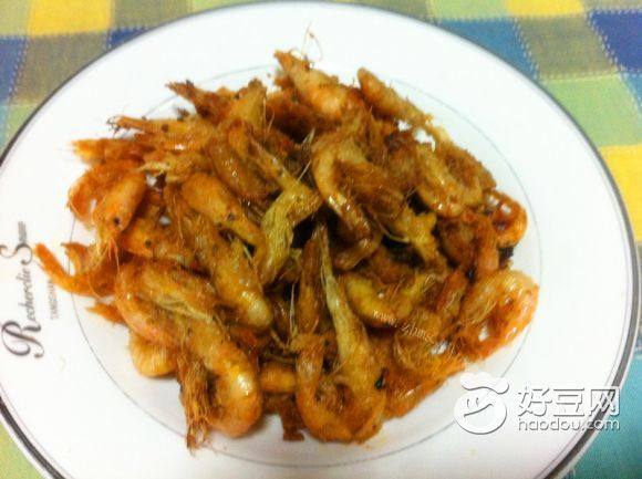 炸海白虾