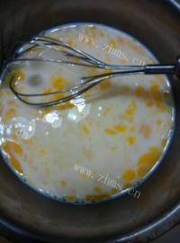 蜜豆焦糖布丁做法图解2)