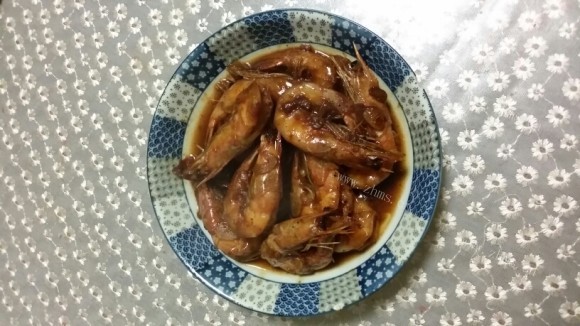 回味无穷的红烧虾
