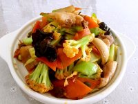 色泽不错的干锅菜花