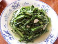 香糯的蒜香油麦菜