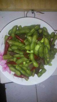 下酒菜香辣毛豆做法图解4)