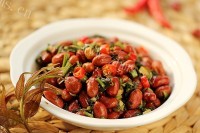 香脆香椿拌花生米做法图解10)