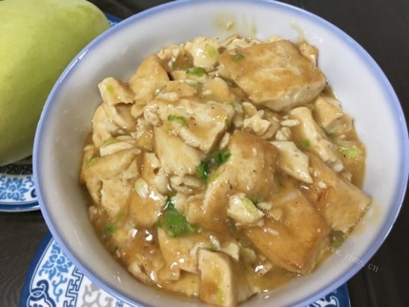 满口清香的香煎豆腐