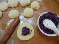 自己做的紫薯小餐包做法图解13)