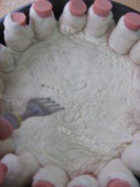 橄榄蔬菜皇冠披萨做法图解21)