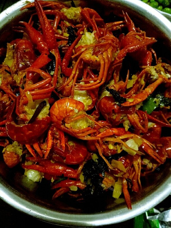 喷香的香辣小龙虾