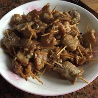 可口的牙签肉做法图解5)