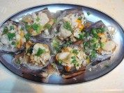 家常菜蒜茸粉丝蒸带子