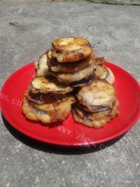 美味的炸茄盒