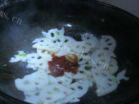 家常菜番茄藕片做法图解6)