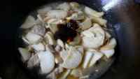 家常菜杏鲍菇炒肉片做法图解5)