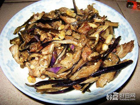 茄子干炒肉