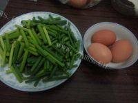蒜薹炒鸡蛋（首发）做法图解1)