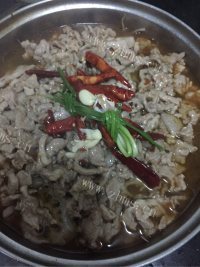 香气浓郁的水煮肉片