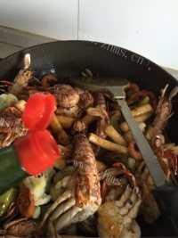 美味干锅海鲜做法图解13)