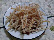 美味的烤箱烤鱿鱼