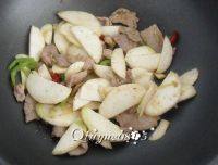 家常菜炒茭白