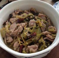 家常菜香辣酸菜肉片做法图解10)