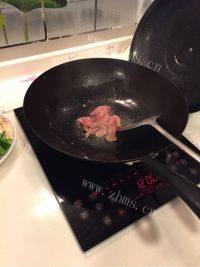家常菜杏鲍菇炒肉片做法图解4)