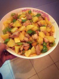 美味的菠萝鸡丁