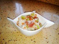 软嫩的培根炒饭