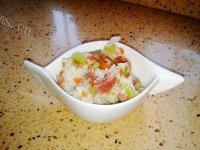软嫩的培根炒饭