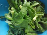 素菜蒜泥炒青菜做法图解1)