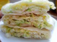 美味白菜鸡蛋饼做法图解10)