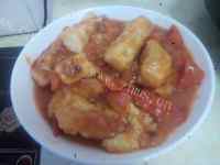 家常菜西红柿炖豆腐