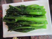家常菜蒜香芥兰做法图解3)