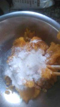 自制红薯饼做法图解4)