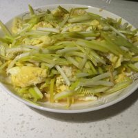 家常菜蒜黄炒鸡蛋