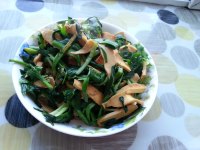 家常菜韭菜炒豆干