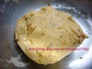 自制芝麻肉松饼干做法图解3)