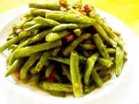 家常菜干煸四季豆