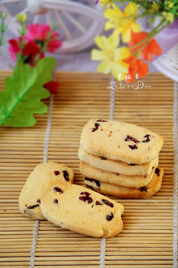诱人的蔓越莓饼干