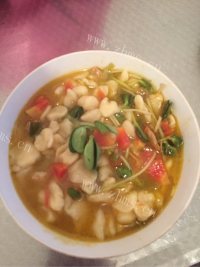 入味的酸汤麻食做法图解4)